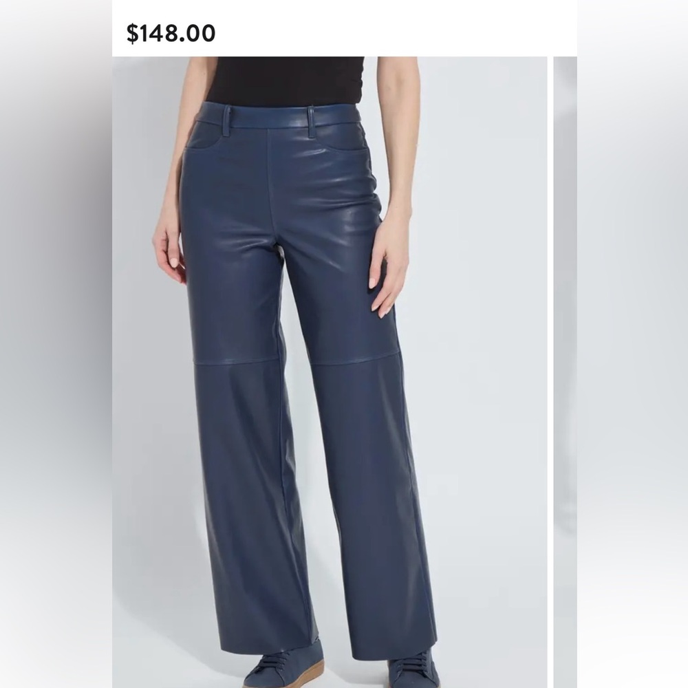 Cortina Faux Leather Wide Leg Pants